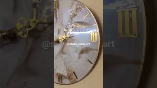 Resin Home decor wall clock  Dm for your customise design delivery available all over India [upl. by Sink]