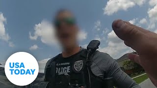 Police officer arrested for speeding fleeing traffic stop  USA TODAY [upl. by Candis]