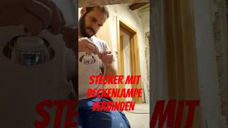 Deckenlampe mit dem Stecker verbinden youtubecreatorcommunity [upl. by Enaed969]