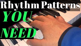 Build YOUR Rhythm Patterns Piano Skills with these 9 Important accompaniment exercises [upl. by Arreis]