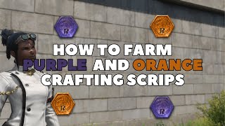 FFXIV Crafting Scrip Farming Best Ways to Farm Purple and Orange Crafting Scrips Dawn Trail 70 [upl. by Adnahcal883]