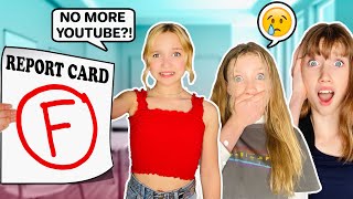 TELLING MY MOM I FAILED 7th GRADE 😱 BANNED FROM YOUTUBE [upl. by Bartosch]