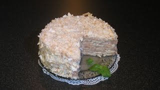 Napoleon Cake Napoleon Frosting with Mascarpone Homemade Mascarpone Cheese Recipe [upl. by Norak]