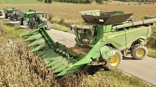 JOHN DEERE 16 Row Folding Corn Head C16F [upl. by Diamante]