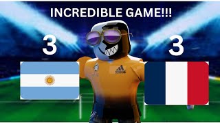 France 33 Argentina 65 Penalties  TPS Ultimate Soccer Roblox  Match Highlights [upl. by Fulbert]