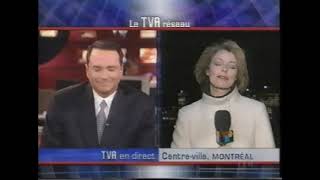 TVA en Direct  Pierre Jobin et Colette Provencher  2002  Météo et Loterie [upl. by Sellihca]