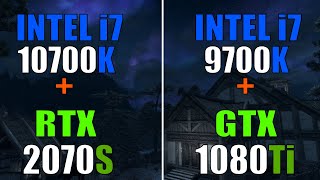 CORE i7 10700K  RTX 2070 SUPER vs CORE i7 9700K  GTX 1080Ti  PC GAMES TEST [upl. by Ydeh]