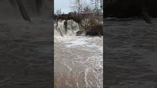 Tumwater falls park just under flooding state [upl. by Atkins267]