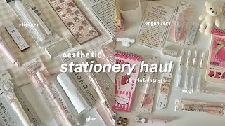 huge spring stationery haul 🌷 ftstationerypal [upl. by Lidah949]