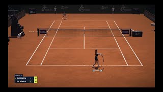 Tiebreak PS5 Pro Liudmila Samsonova Vs Anna Kalinskaya WTA Budapest Expert Difficulty [upl. by Nicolina]