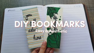 DIY Bookmarks  Easy and aesthetic handmade bookmark ideas [upl. by Meuser]