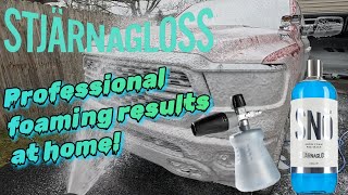 Stjärnagloss Snö  The best foam cannon soap [upl. by Parker695]