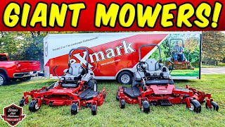 Over 8 FEET Wide Of Mowing Per Pass Exmark 96quot Mower [upl. by Phineas]