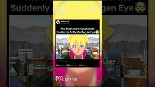 Boruto eye power🤯🔥naruto narutoshippudenshorts shortvideo borutoanime trending [upl. by Llezniuq686]