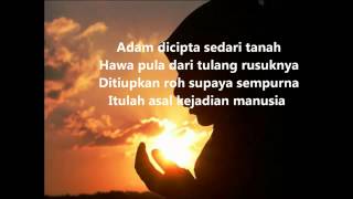 Mawaddah Adam amp Hawa Lirik [upl. by Akeihsal]