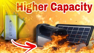 Change Your Solar Flashlight Battery into a Higher Capacity [upl. by Delmer]