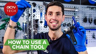 How To Shorten Your Chain With A Chain Tool  Maintenance Monday [upl. by Catima]