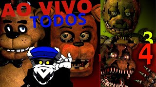 ESPECIAL HALLOWEEN  JOGANDO A SEQUENCIA CLASSICA DE FNAF ATE CHEGARMOS NO 4 VERSÃO DE DOOM [upl. by Agnot596]