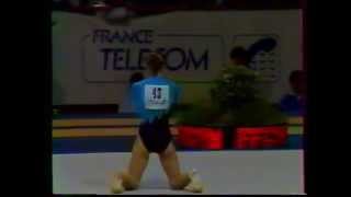 Svetlana BOGINSKAYA URS floor  1990 French internationals EF [upl. by Lalla]