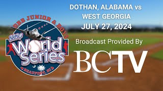 DBB WORLD SERIES FIELD 1 DOTHAN ALABAMA vs WEST GEORGIA [upl. by Beverlee]