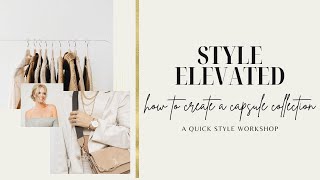 How to Create a Capsule Wardrobe [upl. by Sam]