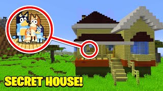 Whats Inside Blueys House In Minecraft [upl. by Sutelc653]