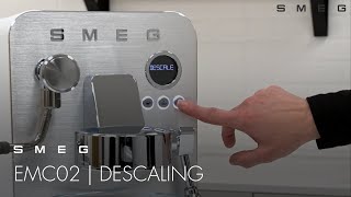 How to Descale your Machine  Smeg EMC02 [upl. by Ivon]