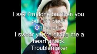 troublemaker olly murs lyrics [upl. by Airetnohs406]