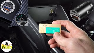 Aukey Caricabatteria da Auto USBC Piccolissimo Recensione Dacia Duster 2020 [upl. by Atnom]