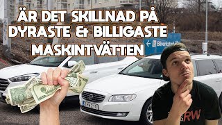 JÄMFÖR DYRASTE amp BILLIGASTE MASKINTVÄTTEN [upl. by Immij391]