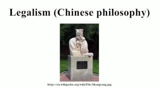 Legalism Chinese philosophy [upl. by Akinna]