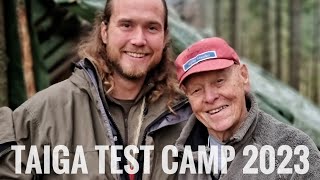 Testar på Extrema Förhållanden på TAIGA Test Camp Två Dagar Överlevnad Bushcraft och Utrustning [upl. by Sugden171]