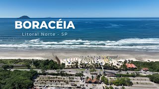 PRAIA DE BORACÉIA 4K  LITORAL NORTE  SP BRASIL  COND MORADA DA PRAIA [upl. by Ardussi]