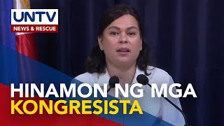 VP Sara hinamong pangalanan ang House solons na nagsabing may impeach raps laban sa kanya [upl. by Alue95]