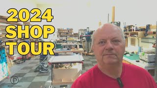 2024 Woodworking Shop Tour [upl. by Dewhurst]