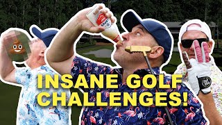 INSANE GOLF CHALLENGES 😬  Fleurieu Milk Golf Day 2023 [upl. by Hgielsel441]