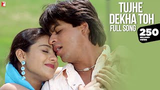 Tujhe Dekha Toh Song  Dilwale Dulhania Le Jayenge  Shah Rukh Khan Kajol  Lata Kumar Sanu  DDLJ [upl. by Fish]