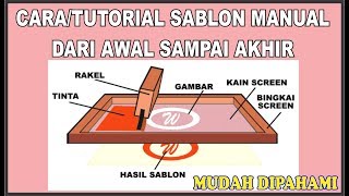 SABLON KAOS MANUAL PRAKTIS DARI AWAL HINGGA AKHIR DIJAMIN BISA [upl. by Kcerb]