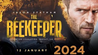 The Beekeeper 2024 Movie Jason Statham Emmy RaverLampman Josh Hutcherson Review And Facts [upl. by Dorren]