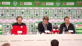 Pressekonferenz nach dem Heimspiel gegen RB Leipzig [upl. by Eatnad]