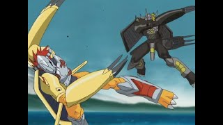 Imperialdramon and Wargreymon vs BlackWargreymon [upl. by Ayekal]