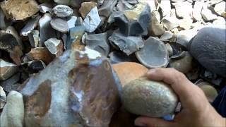 200  12 Spalling Chert Flint for Flintknapping [upl. by Naletak]