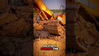 He almost sank the excavator in the marsh 😮🏜️ short shortvideo excavator [upl. by Breskin148]