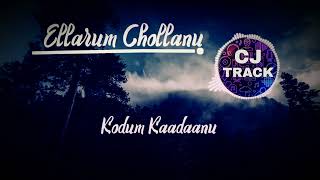 Ellarum Chollanu Song with lyrics  Amrutham Gamaya  CJ TRACK Malayalam English [upl. by Aihtennek]