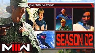 MW3 SEASON 2 Operators LEAKED Season 2 Battle Pass FREE Rewards Soap TF141 Kate Laswell [upl. by Holt453]