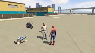 Franklin vs SpiderMan  Indian bike driving 3D technogamerz [upl. by Mcguire]