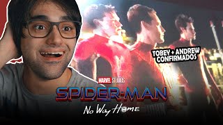 MAIOR VAZAMENTO TOBEY  ANDREW CONFIRMADOS  HOMEM ARANHA SEM VOLTA PARA CASA [upl. by Amluz]