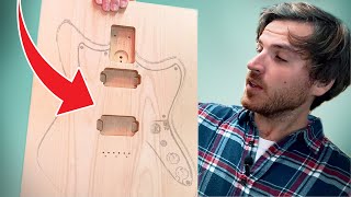 An easier way for beginners to build a guitar [upl. by Nnalyrehs781]