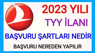 2023 YILI TÜRK HAVA YOLLARI YENİ PERSONEL İLANI✅THY BAŞVURUSU NASIL YAPILIR NEREDEN BAŞVURU YAPILIR✅ [upl. by Dyol928]