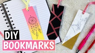 3 Easy DIY Bookmark Ideas [upl. by Eniaj]